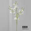 Orquídeas Phalaenopsis Artificiais para Decoração de Casa, Flores Artificiais para Arranjos de Corredor de Casamento, Flores Artificiais Phalaenopsis para Arranjos Florais de Casamento
