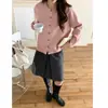 3ª Mañana Otoño Nueva Colección: Cárdigan de punto minimalista color sólido con cuello redondo estilo coreano, versátil y fácil de combinar, ZY4470