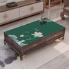Estilo chinês PU toalha de mesa de couro mesa de centro pano acolchoado casa impermeável à prova de óleo antiderrapante anti-escaldante estilo chinês mesa de centro pano acolchoado