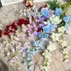 Flores Artificiais de Andorinha Voadora com 3 Pétalas, Flores de Seda, Flores Artificiais de Plástico, Decorações de Sala de Estar de Alta Qualidade, Produtos de Arte Floral para Casamentos
