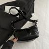 Bolso de Mujer Estilo Francés Moderno Nuevo Patchwork Dulce y Cool 2025 Casual Retro Textura Europea y Americana Bolso de Hombro Único Bolso de Mano Bolso de Axila