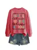 SÉ AMABLE SÉ VALIENTE SÉ Amazon eBay Sitio Independiente Sudadera de Otoño/Invierno de Moda y Única para Mujer Transfronterizo