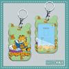 Tarjeta de acceso de autobús/metro creativa personalizada de Garfield de dibujos animados, con cordón largo tipo halter, tarjeta de estudiante de jardín de infancia