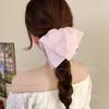 Pañuelo Cuadrado de Flores Rosas Anillo para el Cabello para Mujer Estilo Sensei de Alta Calidad Cuerda para la Cabeza Intestino Grueso Grande Cuerda para Cabello de Cola de Caballo Baja Banda de Goma