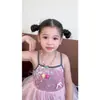 Colar Infantil de Verão Fofo Desenho Animado Colorido com Contas Pequena Menina Novo Pingente Acessórios para Clavícula de Princesa Bebê