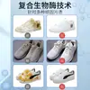 Limpador de Sapatos Branco, Agente de Limpeza de Sapatos, Escova Descontaminante, Artefato para Sapatos, Tênis, Sapatos Brancos, Limpeza de Sapatos, Remoção de Manchas, Uma Passada, Não Precisa Lavar