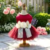 PETCIRCLE Ropa para Mascotas Perros Pequeños Cachorros Mascotas Lindas Temperamento Princesa Lujo Ligero Estilo Socialité Vestido de Novia Marilyn Monroe