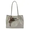 Bolso de Mano Retro de Cuero Suave para Mujer 2026 Nuevo Estilo de Gama Alta para Viajes de Negocios Gran Capacidad Bolso de Hombro Bolso Simple Versátil