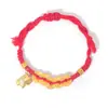 Buena Suerte en el Año Nuevo, Pulsera de Cuerda Roja, Año del Caballo, Pulsera Tejida a Mano, Pulsera Ajustable Estilo Chino al por Mayor