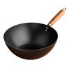 Mini Sartén Pequeña de Hierro sin Recubrimiento Sartén de Fondo Plano Sartén Antiadherente Wok Pequeño Doméstico Olla Especial para Comida para Una Persona Cocina de Inducción