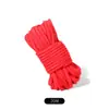 Cuerda Sexy 10m cm Cuerda de Cáñamo Femenina Entrenamiento Sumiso Atadura Cuerda de Algodón Juguetes de Coqueteo para Parejas Productos Sexuales para Adultos Sexy