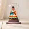 Pieza de exhibición de thangka pintada a mano con imágenes personalizables, adecuada para la decoración de oficinas, salas de estar o mesas de café, adorno de thangka estilo étnico de Xizang