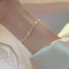 Pulsera de nudo de guisante de plata esterlina 925 diseño de nicho pulsera de novias pulsera de niñas 2022 nueva mujer