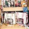 Bolsa de Tutoría para Estudiantes Transfronteriza Estilo Japonés Gato Lindo Bolso de Hombro Bolsa Ita de Anime Bolsa para Uniforme Jk Bolso Cruzado para Viajero