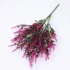 Venta Caliente Transfronteriza de Amazon Ramo de Flores Acuáticas Planta Verde Lavanda Hojas de Planta Setaria viridis Set de Flores de Plástico al por Mayor