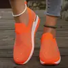 Zapatos casuales de cuña talla grande transfronterizos para mujer 2024 primavera y verano nuevos zapatos casuales tejidos de malla con incrustaciones de diamantes para mujer
