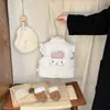 Colete de Algodão Doce para Meninas para Outono e Inverno, Estilo Coreano Fofo Desenho Animado Acolchoado Espessado Colete de Outerwear, Colete Quente