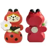 Ímã de Geladeira Gato Fofo Estilo Japonês Ins Alto Valor Magnético 3D Pão Assando Bolo Decoração de Cozinha Metabo
