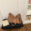Bolsa Tote Feminina Nova Moda Primavera 2026 Bolsa Casual Personalidade Grande Capacidade Bolsa Simples de Ombro Transversal
