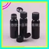 Botella con tapa abatible 30ml azul-verde-marrón-negro tapa de mariposa botella botella de limpiador facial botella de tónico y loción 30ML botella con tapa abatible botella de agua de rosas