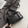 Coreia do Sul Tendência Estilo Suave de Creme Simples Portátil Bolsa Almofada de Couro Macio Moda Feminina Versátil Casual para o Dia a Dia Bolsa Transversal