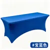 Mantel rectangular elástico transfronterizo 4FT6FT cubierta de mesa elástica de comercio exterior mantel elástico para conferencia boda banquete personalizado