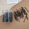 Grampo básico minimalista de uma palavra preto para cabelo quebrado clipe pequeno para prender cabelo adorno de cabelo mulheres grampo de aço grampo de cabelo em forma de U