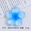 Gelo através da flor de ovo pequena fresca feita à mão diy resina de creme pequenos acessórios furo fivela de sapato material para joias bolsa