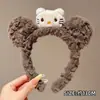 Faixas de cabelo da moda para meninas, perfeitas para outono e inverno, com um design fofo e divertido, apresentando orelhas de gato de desenho animado, e versáteis o suficiente para combinar com qualquer roupa.