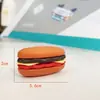 Mini Set de Juguetes Transfronterizo para Niños con Papas Fritas, Hamburguesa, Refresco, Modelos de Pizza y Pan para Jugar a las Comiditas, Simulación Realista de Alimentos