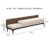 Taburete de cama moderno simple, banco creativo para dormitorio, taburete ligero de lujo para el hogar, puerta, taburete para cambiarse los zapatos, taburete largo para sofá