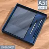 Set de Regalo de Cuaderno de Negocios de Alta Calidad A5 Piel Suave Diario de Oficina Personalizable con Impresión de Logo