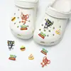 Charms de Sapato de Tartaruga de Desenho Animado e Dragão de Fogo Acessórios DIY Fivelas de Sapato Animal Fofo Resina de PVC Fivelas Decorativas em Estoque