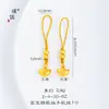 Mismo Estilo que el Lingote Atractor de Fortuna Chapado en Oro, Calabaza, Amuleto de la Suerte, Bestia Tragadora de Oro, Loto, Colgante para Teléfono de Animal del Zodiaco de la Tienda Puzuo Gold