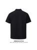Camiseta Masculina de Manga Curta com Gola Henrique e Costura Desconstruída em Camadas de Ar Verão Estilo Americano Marca de Moda cleanfit Polo Pesada