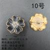 Tamanco Decorativo de Flor Multicolor Acessório de Sapato de Jardim Flor com Fivela Escondida Fivela de Inserção Integrada Decoração de Flor Versátil