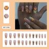 Manicure simples de cor sólida estilo Comércio Exterior para garota Aurora de desejo puro, unhas postiças acabadas estilo ins europeu e americano, manicure usável