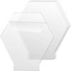 Nova base de lâmpada LED acrílica da Amazon Placa de luz Base de lâmpada LED criativa Placa de luz acrílica DIY