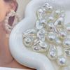 Perlas artificiales barrocas acrílicas de color brillante, cuentas sueltas de formas especiales, accesorios hechos a mano, material de bricolaje