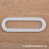 Hebilla de sujetador con correa de hombro ajustable, Hebilla 0 de aleación metálica de colores, Hebilla 8, Hebilla 9, Accesorios para sujetador recubiertos de goma