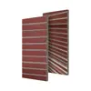 Placa de Roca Roja Ecológica Libre de Formaldehído de Alta Densidad Tablero Anti-Colisión de Cristal de Carbono Decoración del Hogar Chapa de Madera Panel de Pared Coextruido de Doble Cara Libre de Pintura