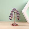 Árbol de la suerte de cristal, árbol de la fortuna, árbol de cristal, árbol del dinero, adornos decorativos, manualidades, adornos de escritorio de oficina
