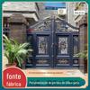 Liga de Alumínio Pátio Porta de Arte de Alumínio Porta de Parede Porta Dupla Porta de Casa Porta de Pátio de Casa Porta Dupla