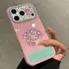 Funda de teléfono con estampado de hierba de lunares, diseño de My Melody, adecuada para iPhone 18 Pro Max, Apple 17, linda, con bordes redondeados