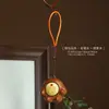 Pingente de Bule de Jacarandá Natural Brinquedo para Alívio do Estresse Chaveiro Estilo Chinês Vintage Peça Artesanal de Mão