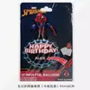 Empaque de Cartón Araña Saltarina Serie de Superhéroes Tema Decoración de Fiesta de Cumpleaños Diseño Globo de Película de Aluminio