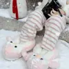 Novo Sapato de Pelúcia Quente Estilo Coreano Pinguim Fofo para Crianças, Venda Quente, para Uso Interno e Externo, Meninas