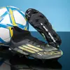 Zapatos de Fútbol para Estudiantes Hombres y Mujeres Transfronterizos, Tacos Tf para Hombres para Entrenamiento, Zapatos de Entrenamiento Transpirables Profesionales de Competición con Tacos Largos Fg para Adultos