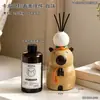 Adorno difusor de capibara lindo, diseño adorable, adecuado para escritorios, dormitorios y entradas; un gran regalo para crear una atmósfera agradable; un pequeño artículo decorativo para tu escritorio