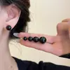 Elegantes Pendientes de Clip de Camelia para Bobina de Mosquito para Mujer Sin Perforaciones, Pendientes de Flor de Perla Estilo Francés de Lujo Ligero de Alta Gama